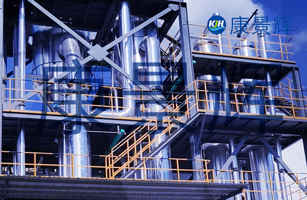處理量3t/h磷酸鹽、聚醚多元醇三效蒸發濃縮系統