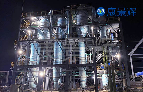 三效強制循環(huán)蒸發(fā)器改造成四效